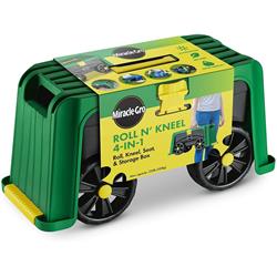 Picture of Miracle-Gro VG-OK6H-MN8J 4-in-1 Roll N Kneel Gardening Accessory - Blue&#44; Green & Yellow