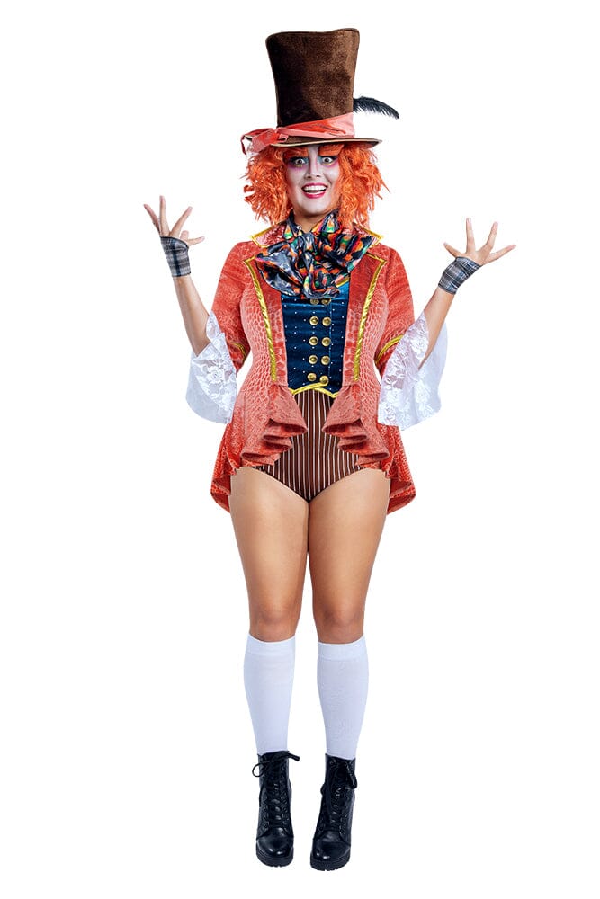 S2231X-CST-3X  Plus Adventurous Hatter Costume for Womens - 3X