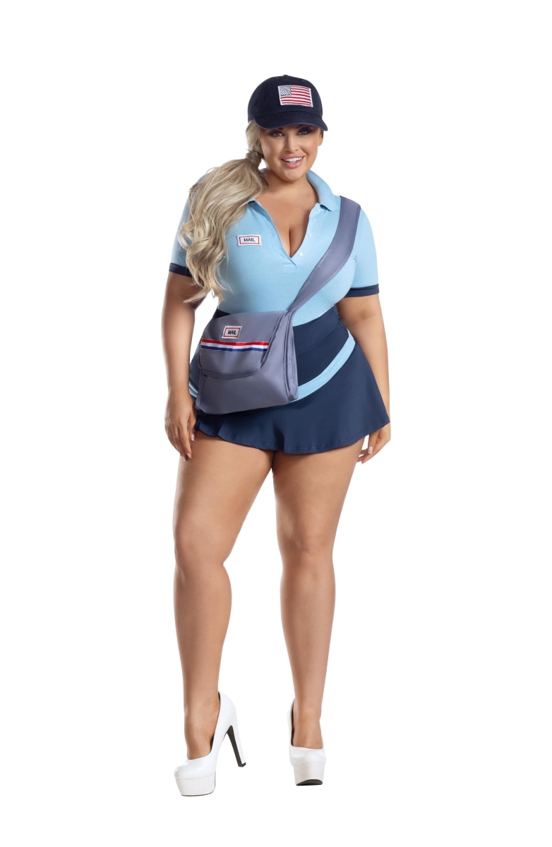 PK2107X-CST-4X Womens Plus Postal Honey Costume - 4X