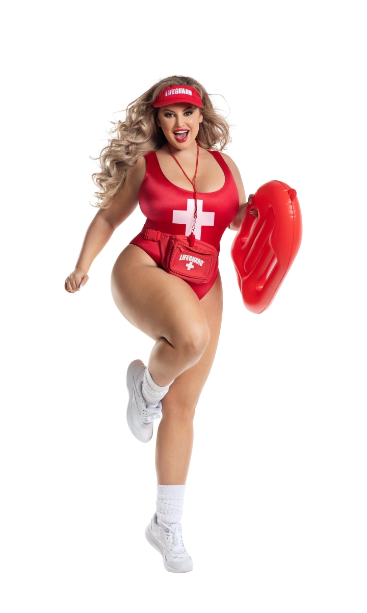 PK2203X-CST-2X Womens Plus Bae Watch Costume - 2X