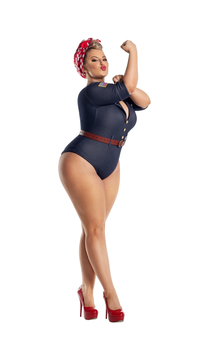 PK2240X-CST-5X Womens Plus Riveting Darling Costume - 5X