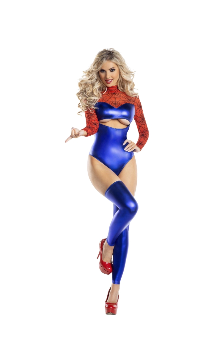 PK2311-CST-XL Spiderweb Hero Costume for Womens - Extra Large