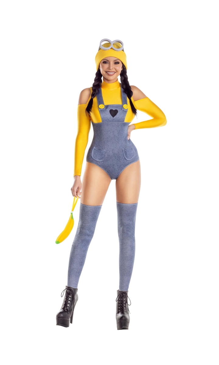 PK2447-CST-M Yellow Henchbabe Costume for Womens - Medium