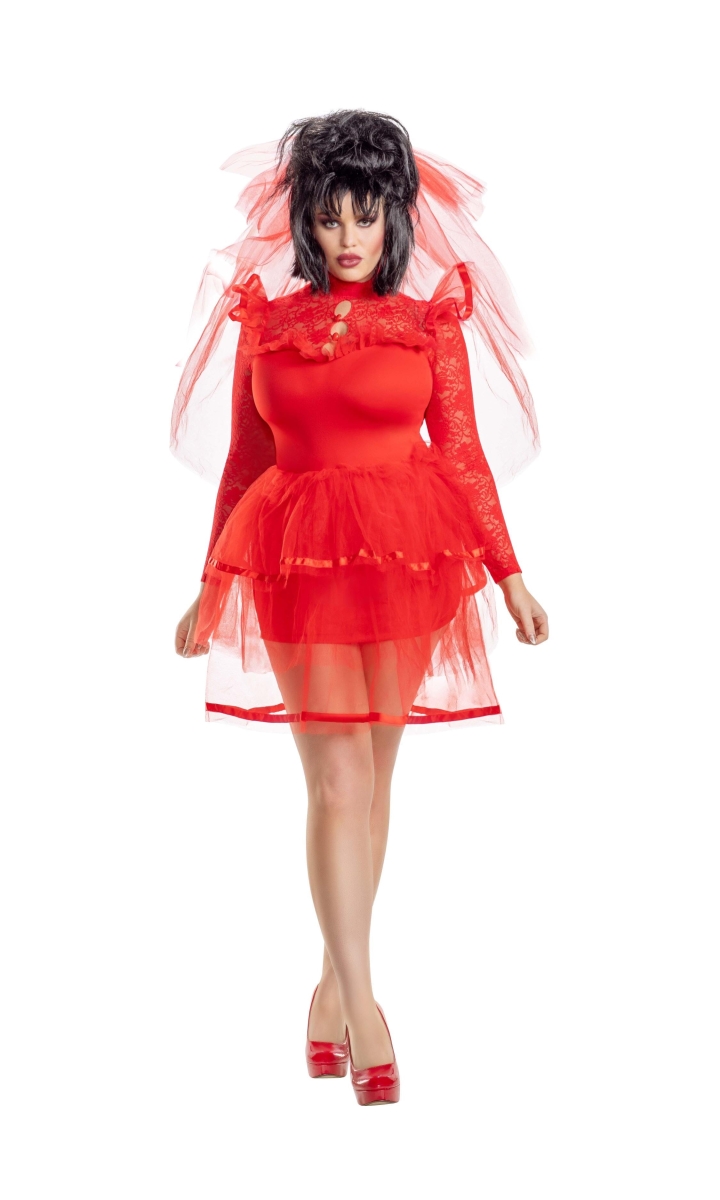 PK756X-CST-3X Womens Plus Beetle Bride Costume - 3X