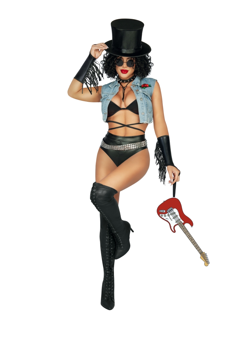S2566-XL  Guitar Rebel Costume for Womens - Extra Large