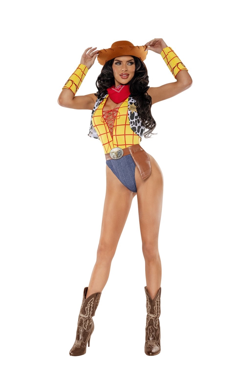 S2602-CST-L  Western Doll Costume for Womens - Large