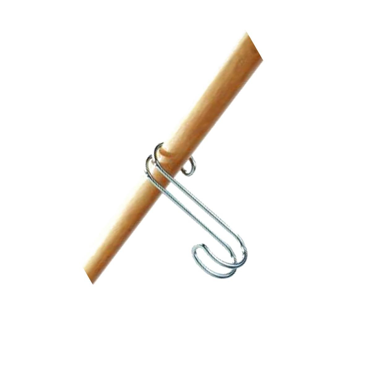 Picture of Interdesign Craft Inc 6500 Classico Over-the-Rod S Hook 2x.75x5.25 Chrome
