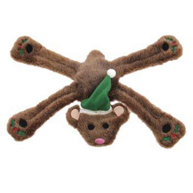Picture of Doggles TYPPBE07 Plush Bear Holly Penta Pull Dog Toy