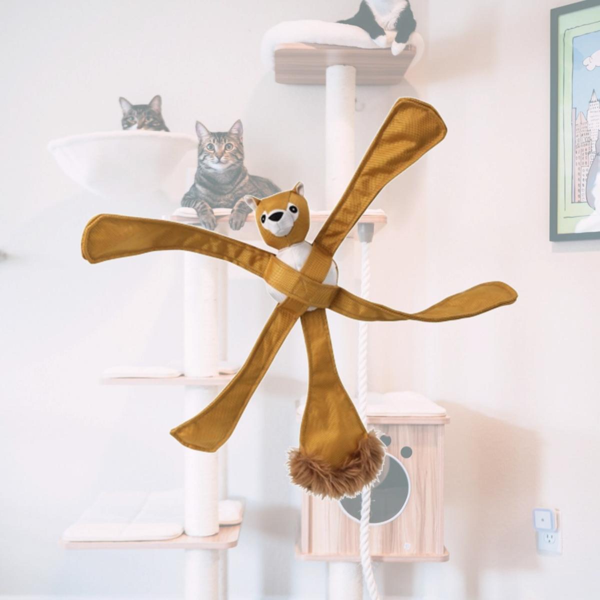 Picture of Doggles TYPESQ06 PentaPulls Squirrel Toy