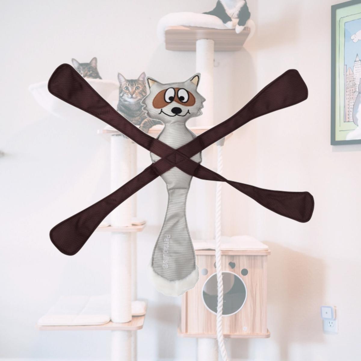 Picture of Doggles TYPERA20 Pentapulls Raccoon Toy