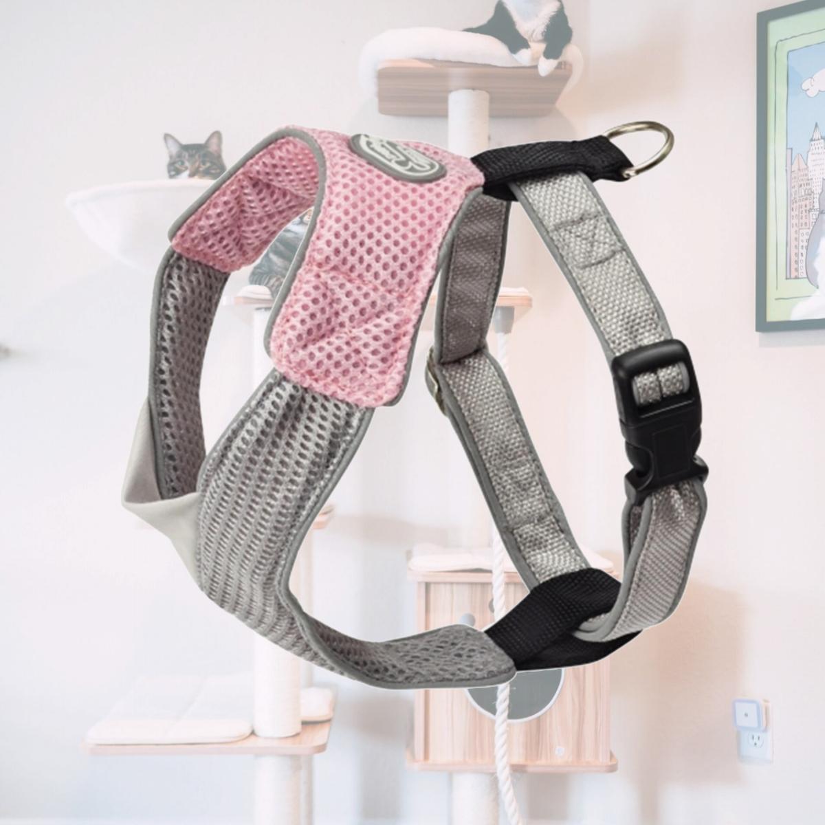 Picture of Doggles HAOMXX02 XXS V Mesh Harness - Pink-Gray