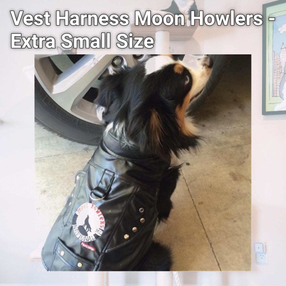 Picture of Doggles HAVBXS09 Vest Harness Moon Howlers - Extra Small Size
