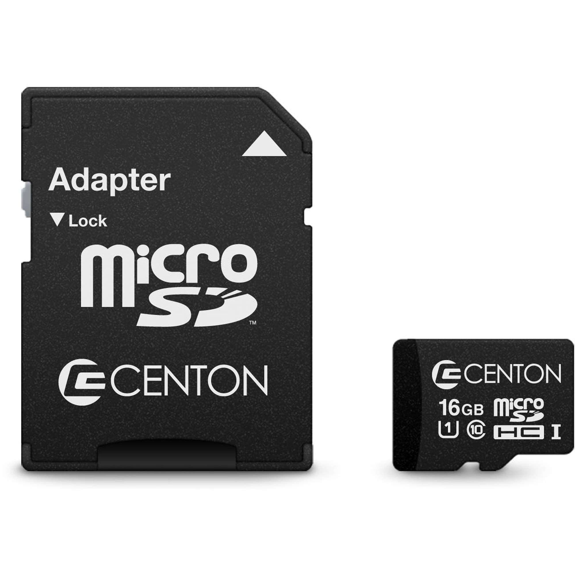 Picture of Centon Electronics S1-MSDHU1-16G Essential Micro Secure Digital High Capacity Card