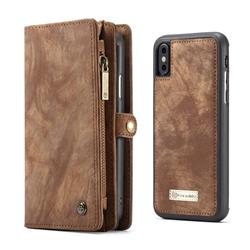 Picture of 3P Experts Magnetic Multi-function 2 in 1 Phone Case &amp; Wallet for X-XS  Brown      