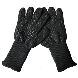 Picture of 3P Experts Heat Resistant BBQ Gloves  Black             