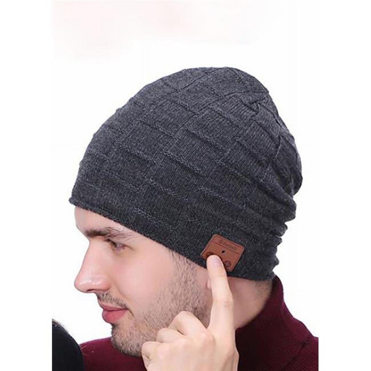 Picture of 3P Experts Beanie Jam - Warm Lined Wireless Headphone  Dark Gray         