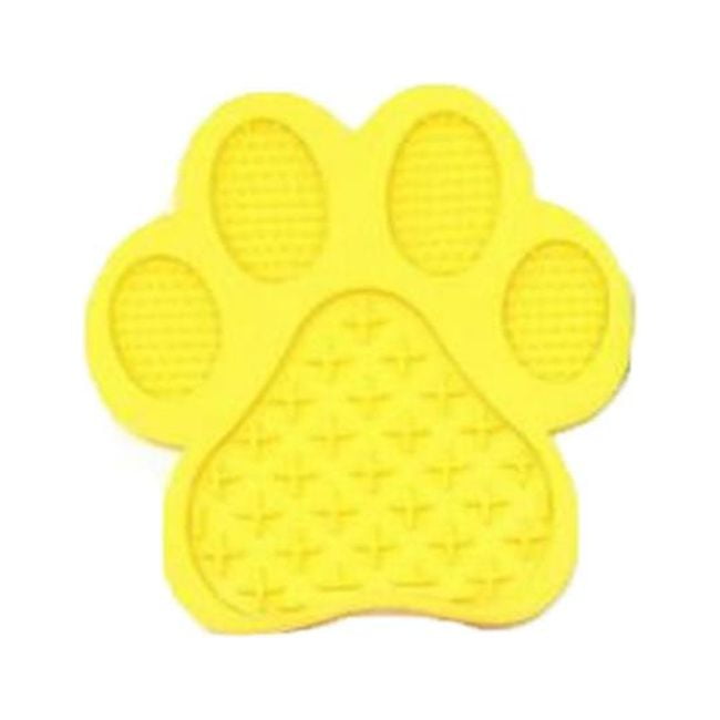Picture of 3P Experts 3PX-AHPAW-YLW-2PK Pet AH PAW Calming Lick Pad, Yellow - Pack of 2