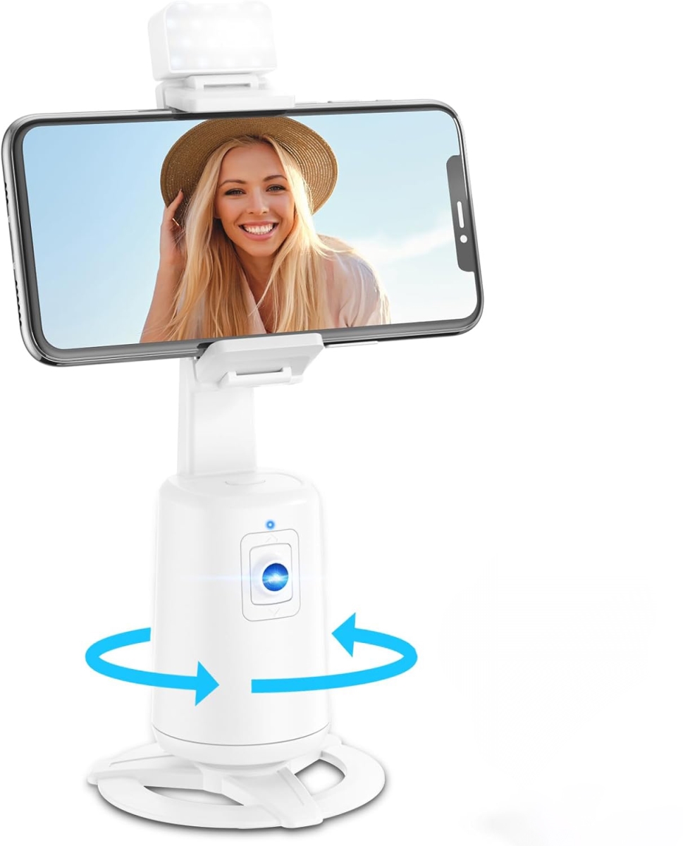 Picture of 3P EXPERTS  RG-360GIMBAL-WHT Still Movements 360Gimbal Video Stabilizer With Auto Face Tracking- White