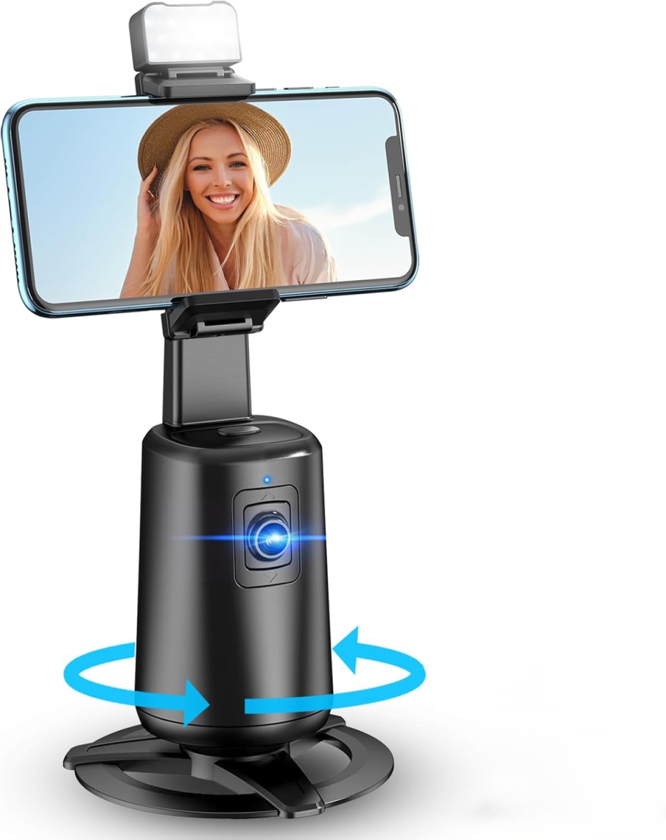 Picture of 3P EXPERTS 786368956844 Still Movements 360Gimbal Video Stabilizer With Auto Face Tracking- Black