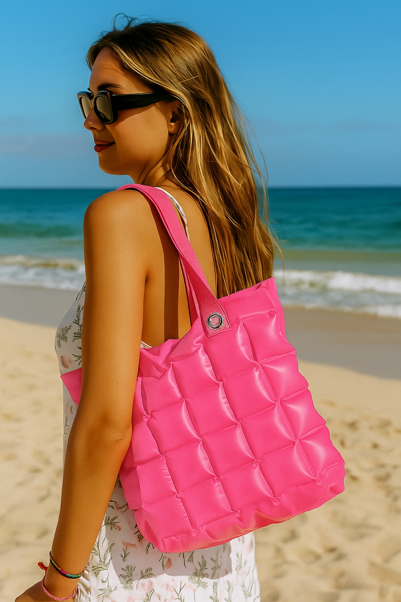 Picture of Clarissa CLARRISA-INFTOTE-LIGHTPNK Inflatable Tote Purse