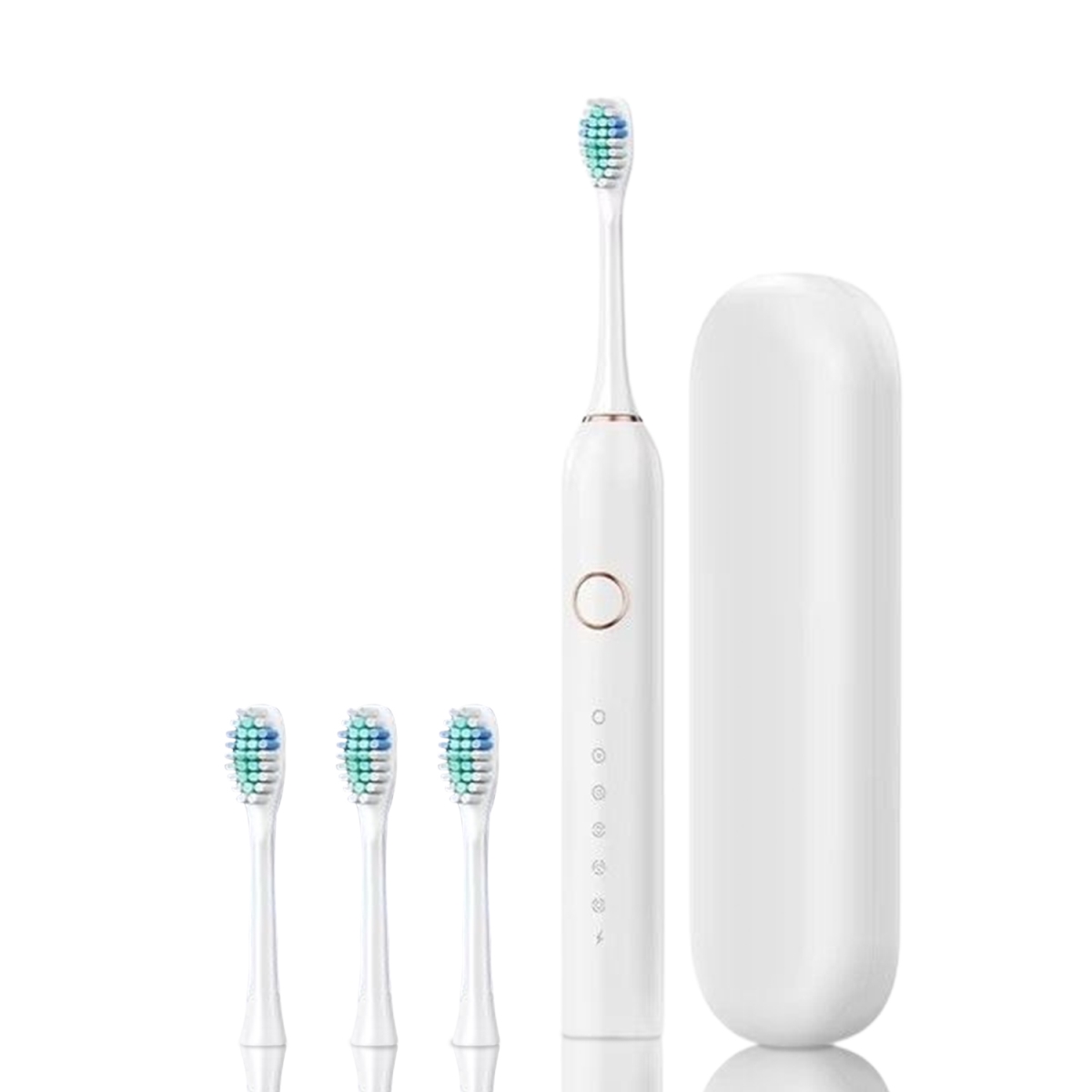 Picture of Remarkable Goodz RG-ELECTOOTHBRUSH-WHT  Electric Toothbrush With 4 Brush Heads