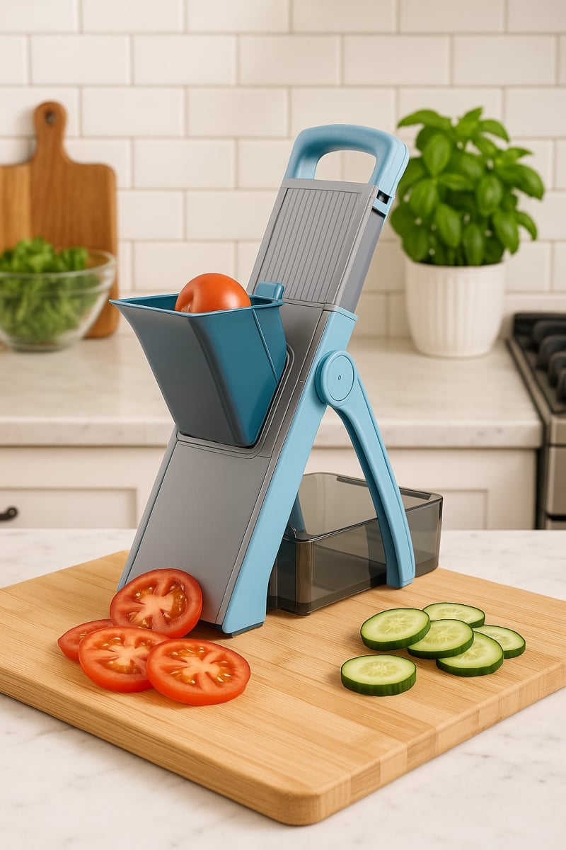 Picture of Cook N Repeat CR-MANDSLICER-BLU  Mandarin Slicer Deluxe