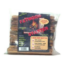 FAT-1 Fatwood Firestarter in a Poly Bag, Natural