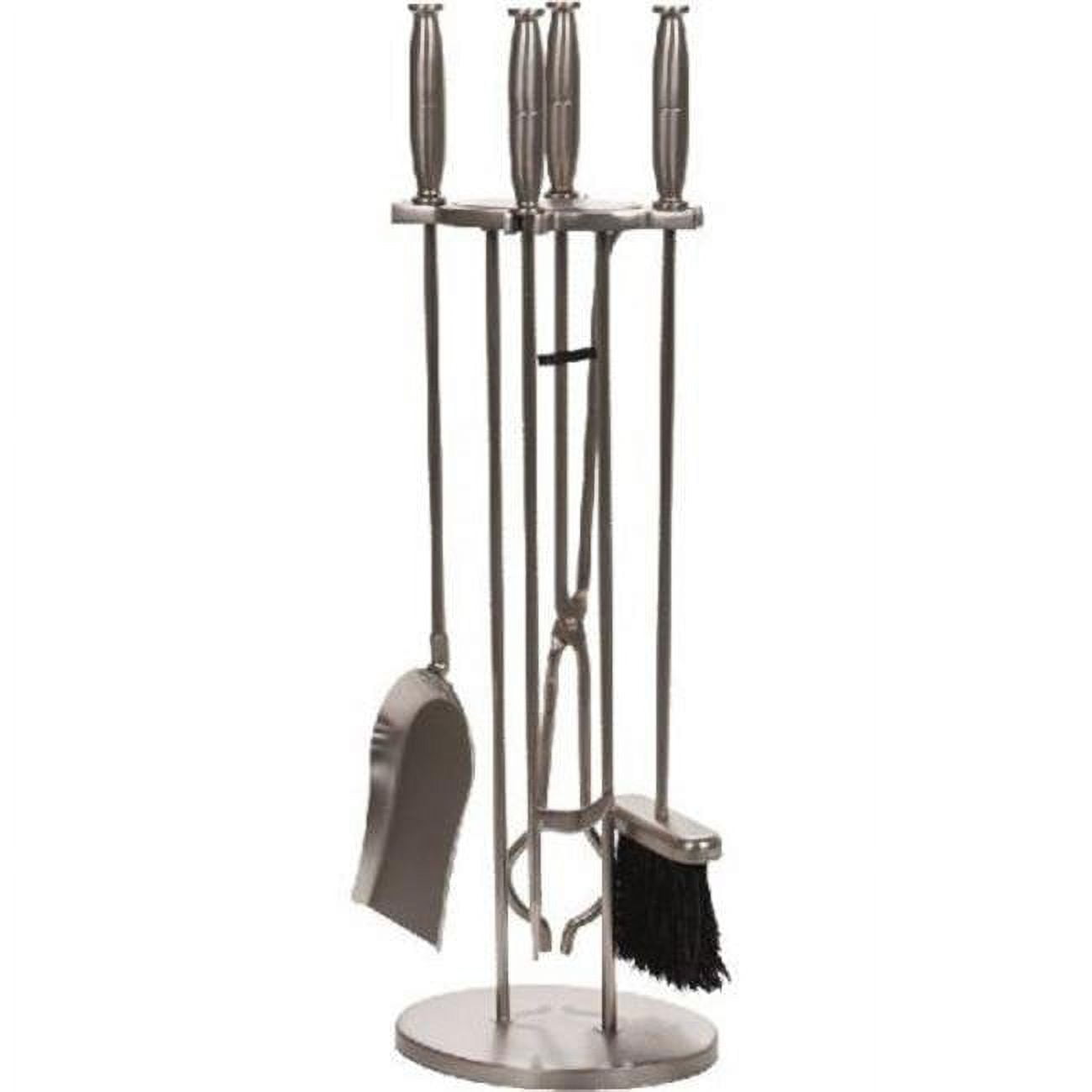 Picture of Dagan 7632 Fireplace Tool Set&#44; Pewter - 5 Piece