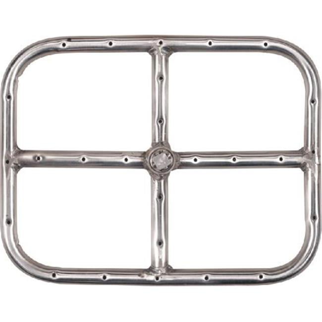 FR-2421S Rectangular Design Fire Ring, Stainless Steel