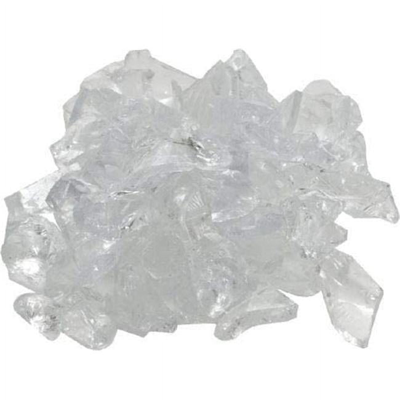 0.5-0.75 in. Fire Glass, Crystal