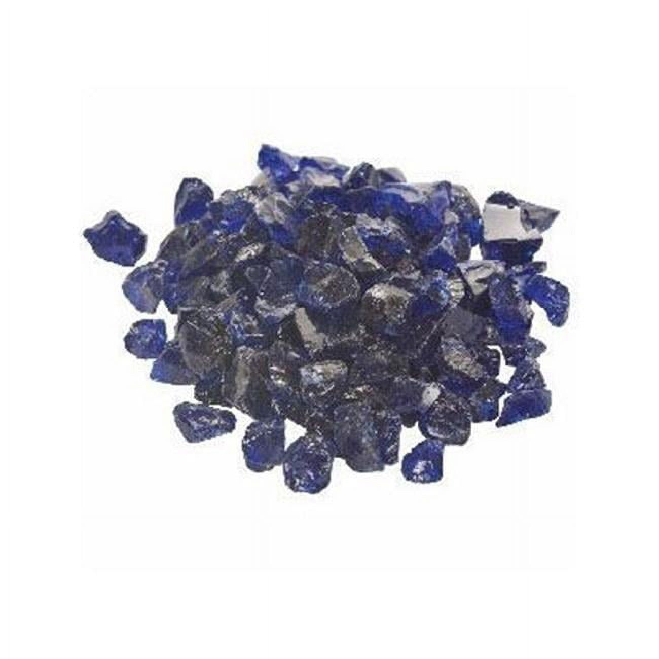 GLL-DARKBL 0.5-0.75 in. Fire Glass, Dark Blue
