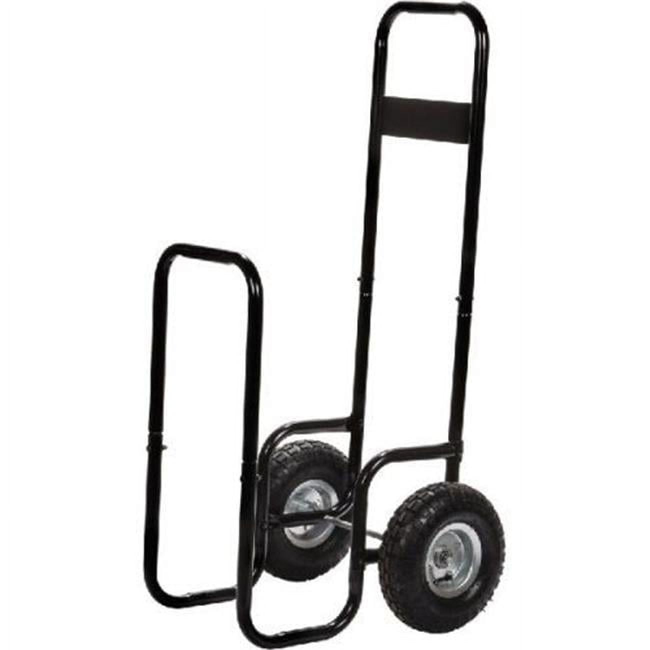 Picture of Dagan LC991 Log Cart with Rubber Wheels&#44; Black & Rubber
