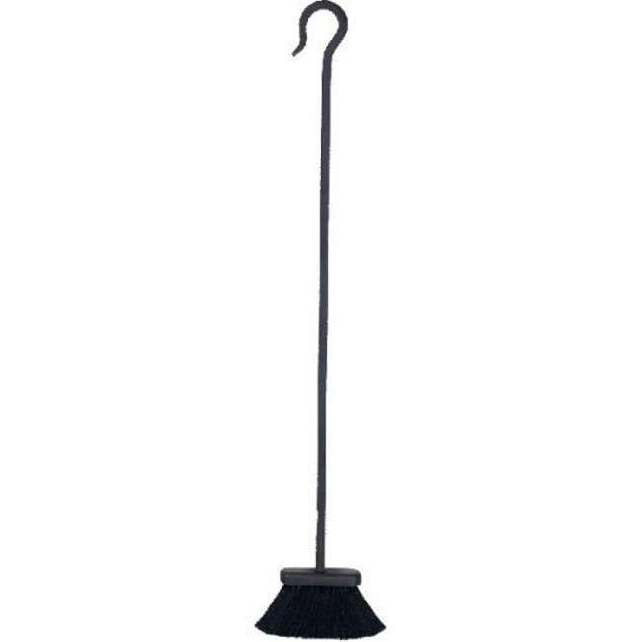 Picture of Dagan BRUSH Individual Hearth & Fire Pit Tool with Hook Handle - 28.5 in. Brush&#44; Black
