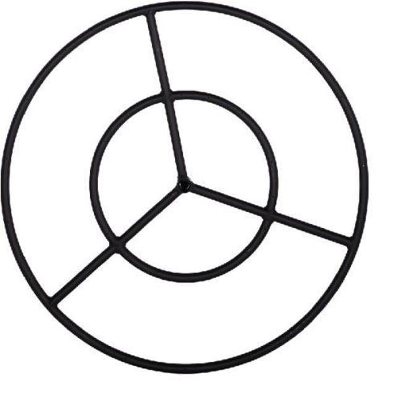 Alpine Flame Dagan Black Fire Ring (DG-FR-24), 24-Inches