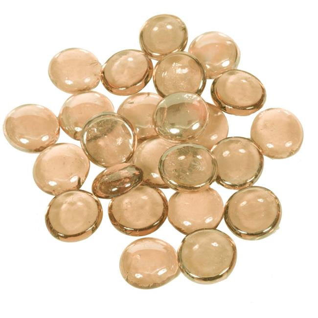 0.75 in. Fire Beads, Pink Iridescent