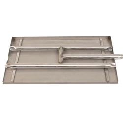 GP-18S Gas Ember Pan - H-Burner, Stainless Steel