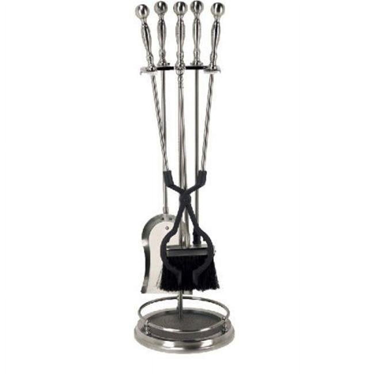 Picture of Dagan 7456 Fireplace Tool Set&#44; Pewter - 5 Piece