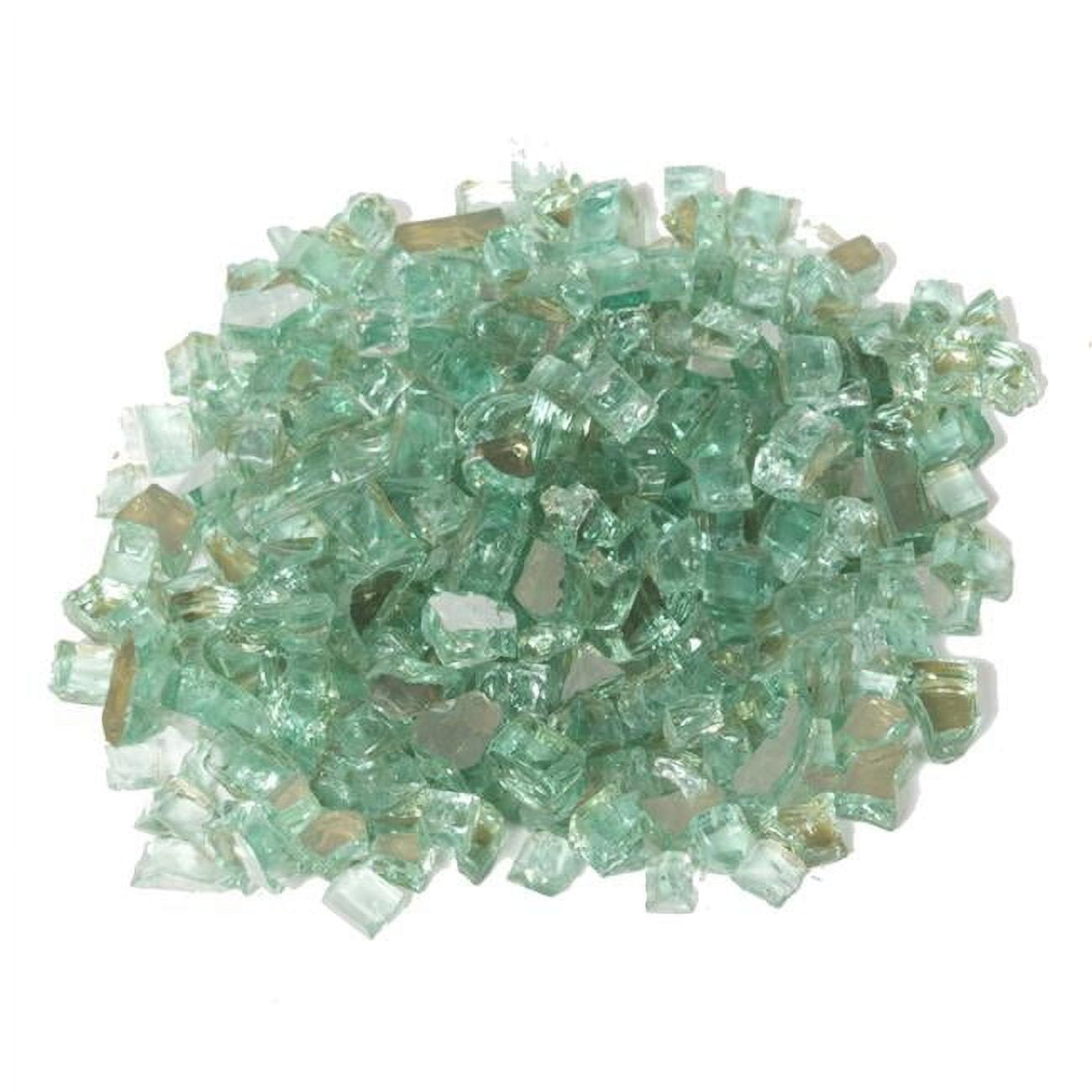0.25 in. Reflective Fire Glass, Mint