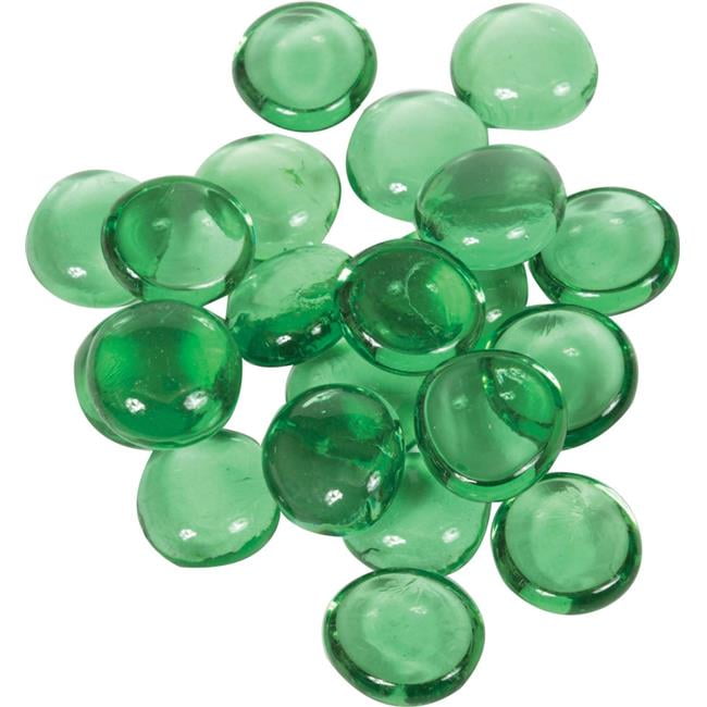 0.75 in. Fire Beads, Green