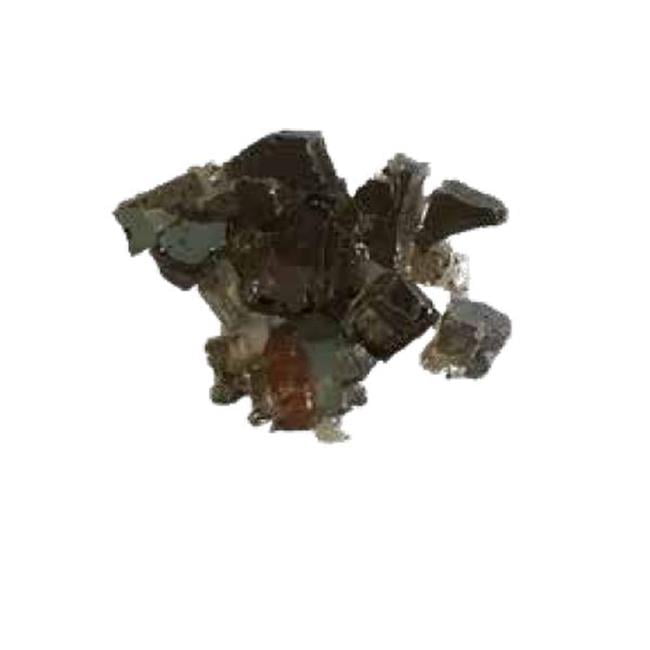 0.5 in. Reflective Fire Glass, Bronze