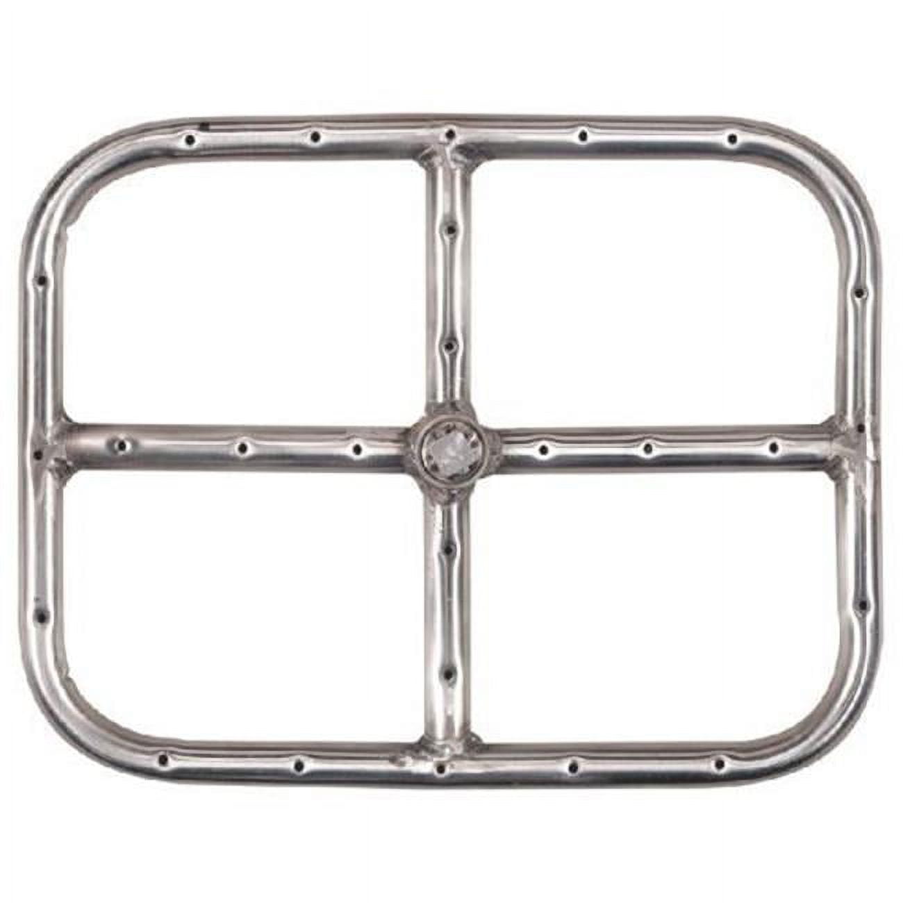FR-129S Rectangular Design Fire Ring, Stainless Steel