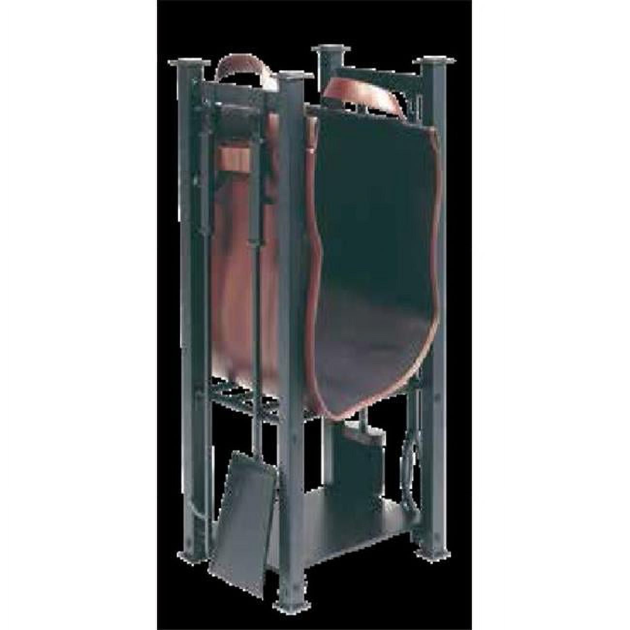 Picture of Dagan LC5806 Log Rack with Carrier, Brown