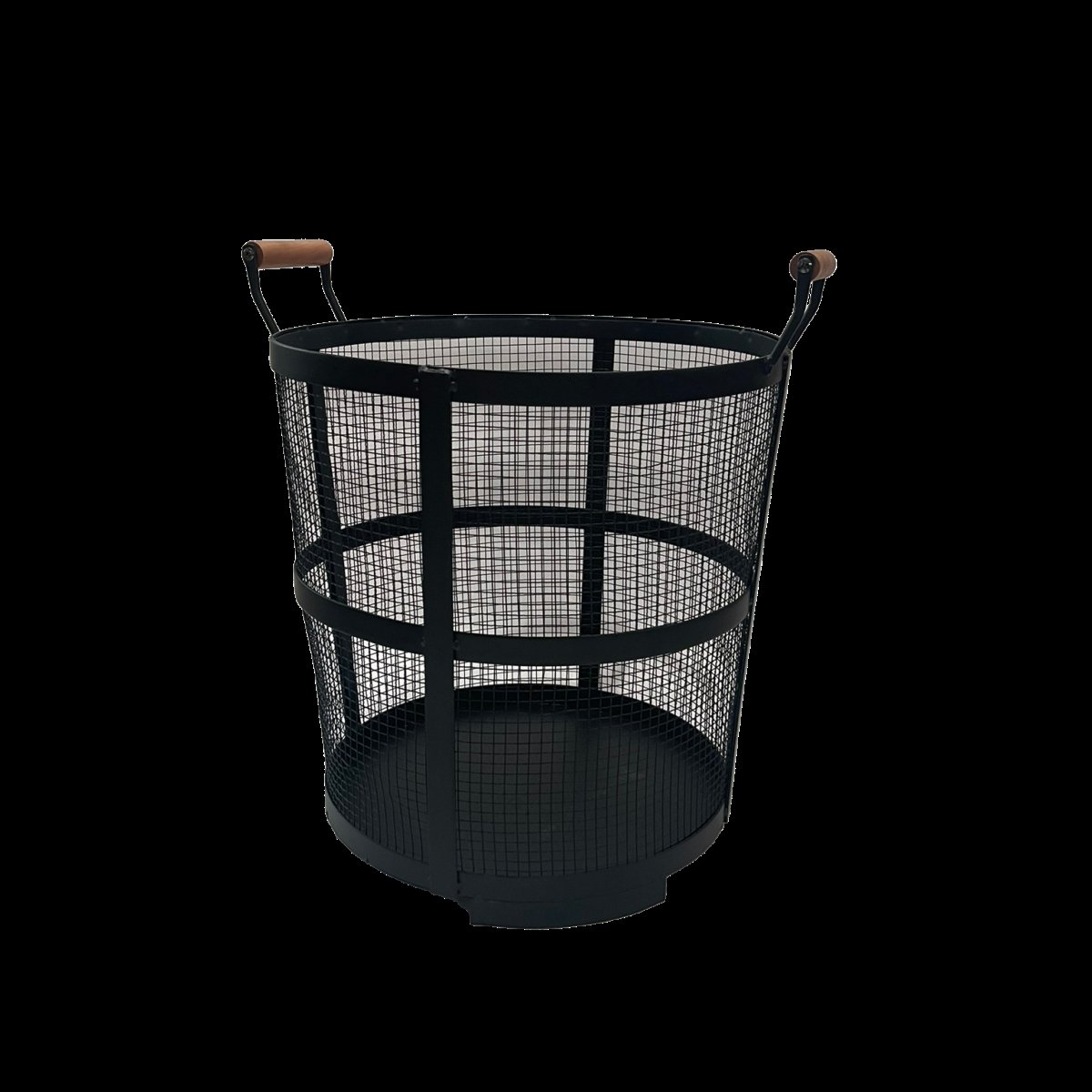 Picture of Dagan&#44; LLC 1575 Fireplace Log Bucket With Two Wooden Handles