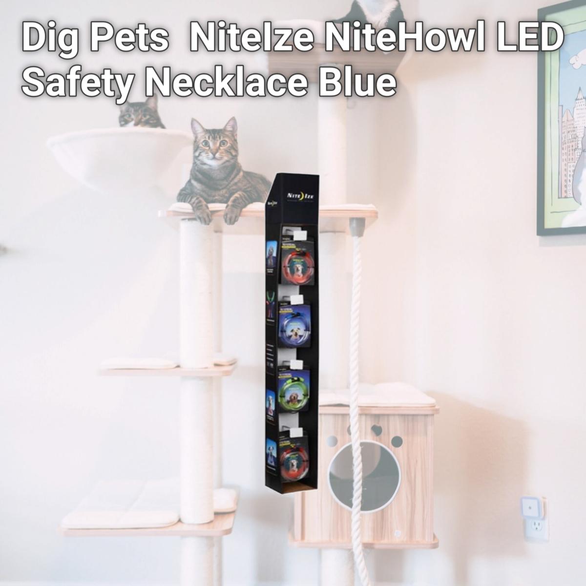 Picture of Dig Pets NI-NHO-03-R3 NiteIze NiteHowl LED Safety Necklace, Blue
