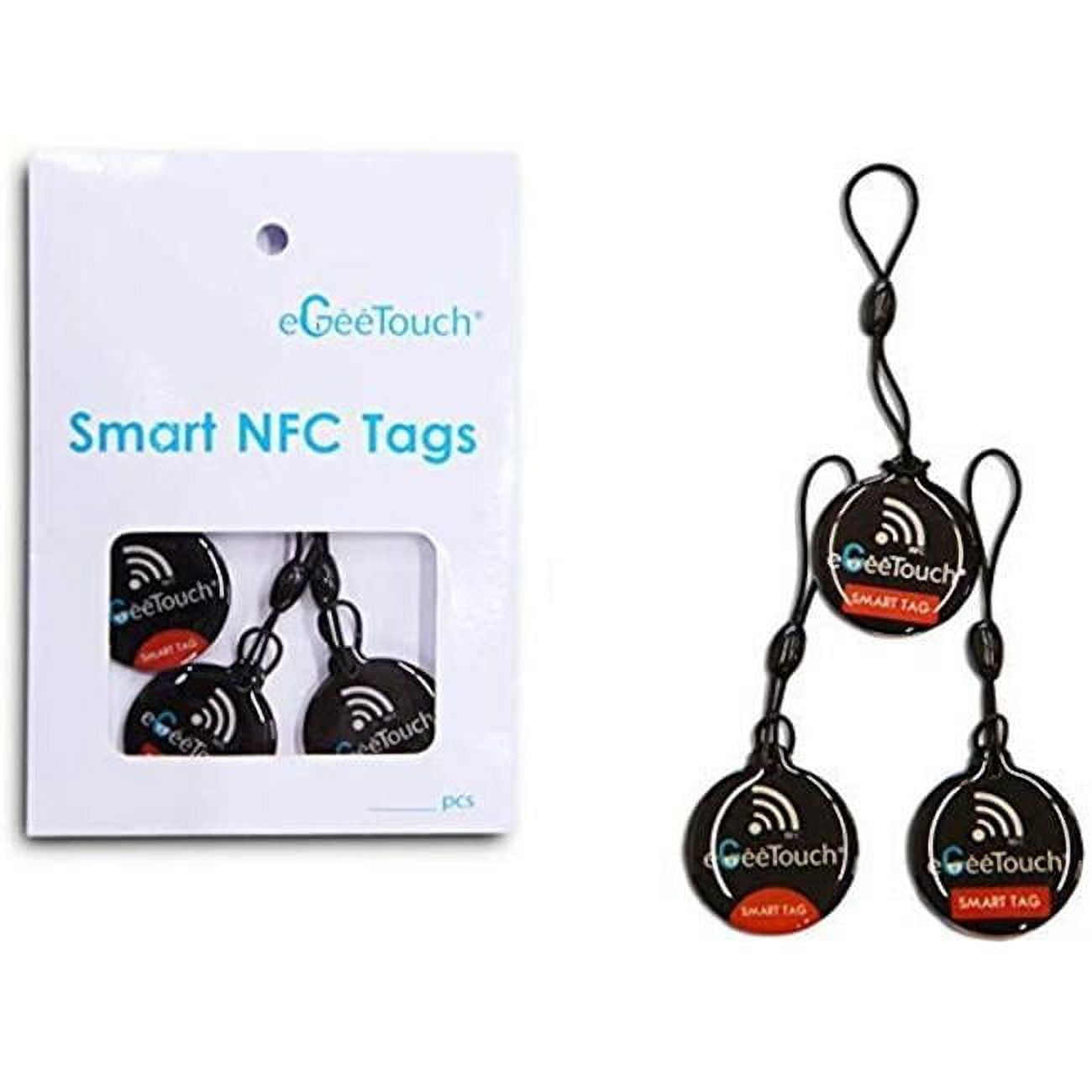 Picture of eGeeTouch 5-ACS-200011 NFC Waterproof Fobs & Tags with Keychain for All eGeeTouch Smart Locks - Pack of 3