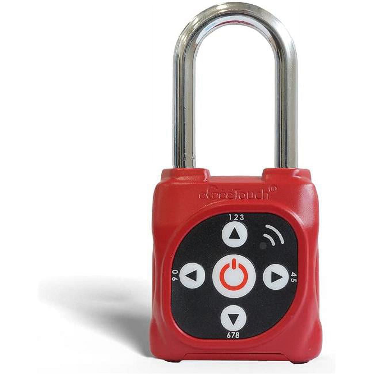 Picture of eGeeTouch 5-05105-97 Smart Lockout Tagout Loto Padlock&#44; Red
