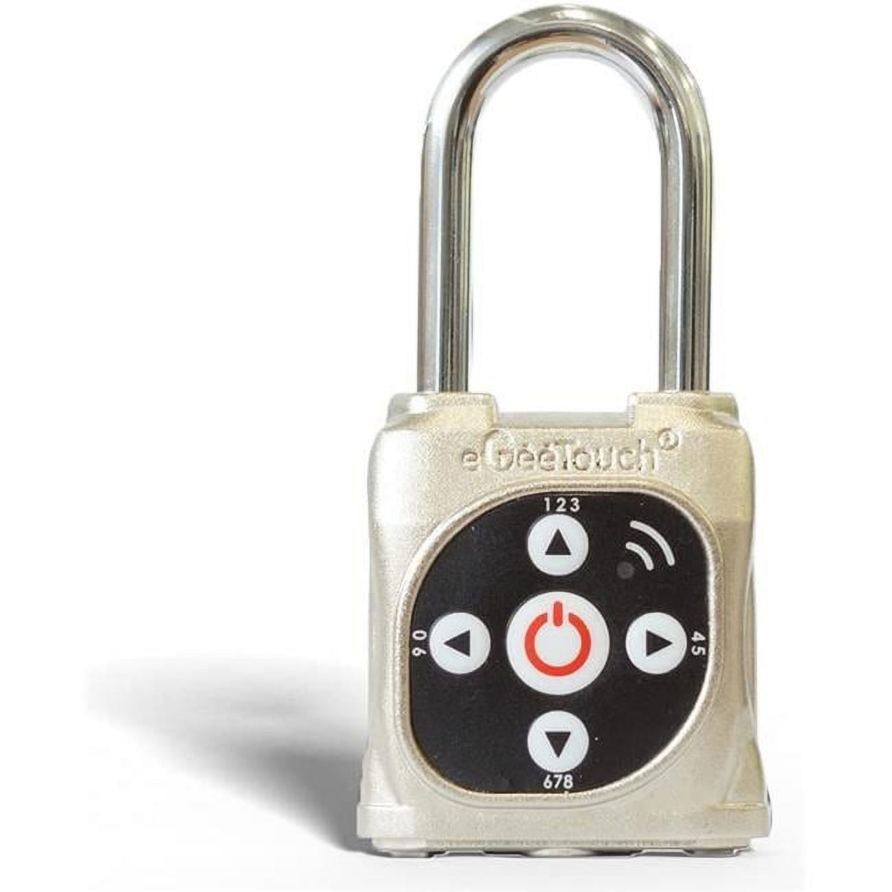 Picture of eGeeTouch 5-05305-94 Smart Mini Padlock&#44; Silver