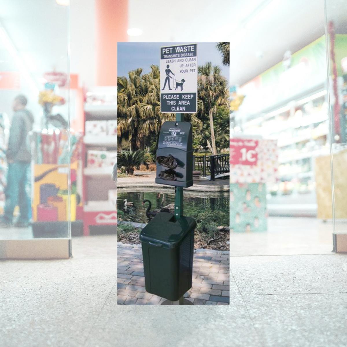 Picture of Dogipot 1010 Poly Pet Station- Forest Green