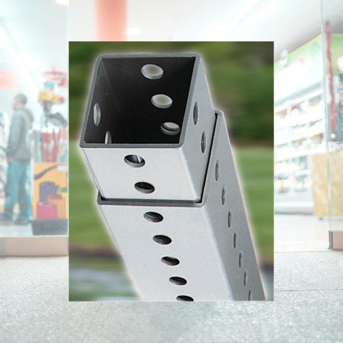 Picture of Dogipot 1301-P Steel Telescopic Square Mounting Post - 4-8 Ft. Height