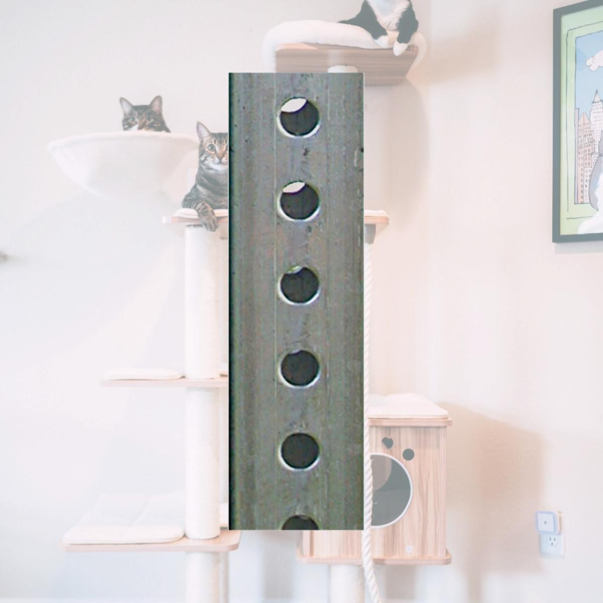 Picture of Dogipot 1302 Steel Square Mounting Post - 4 Ft. Height